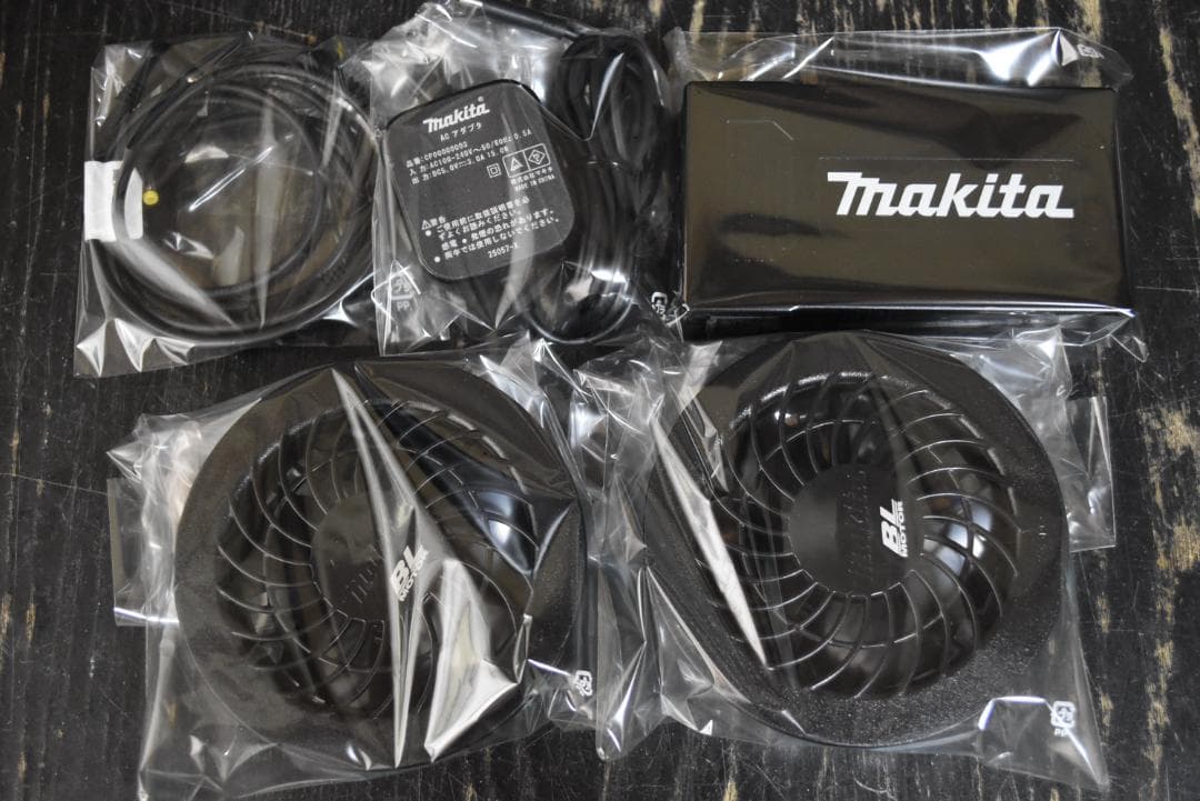 イ*カ様 マキタ空調服用ファン817K74B8、バッテリーBL1055Bアダプタ