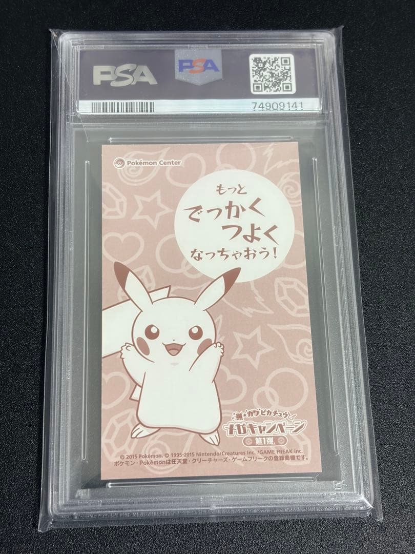 PSA10 ポンチョを着たピカチュウ　名刺カード メガリザードン Y ポンチョ
