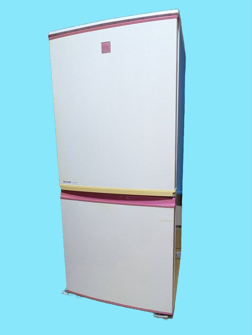 シャープ　冷凍冷蔵庫　2ドア　137L SJ-14VP-KP 2008年製