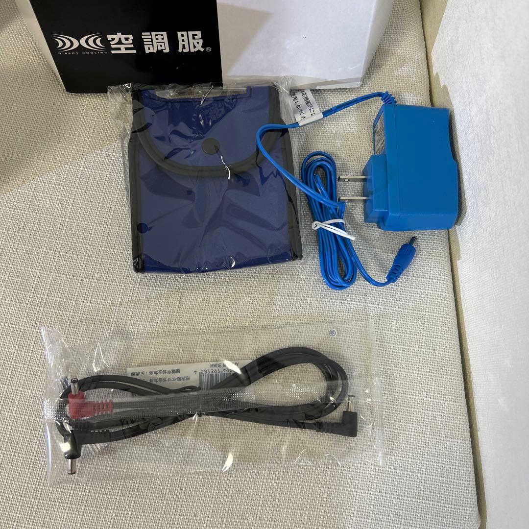 【未使用品】空調服 一式セット(バッテリ、ファン、Ｌサイズ 長袖)