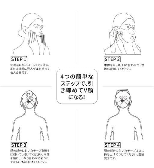 小顔！美顔器！！マスク！