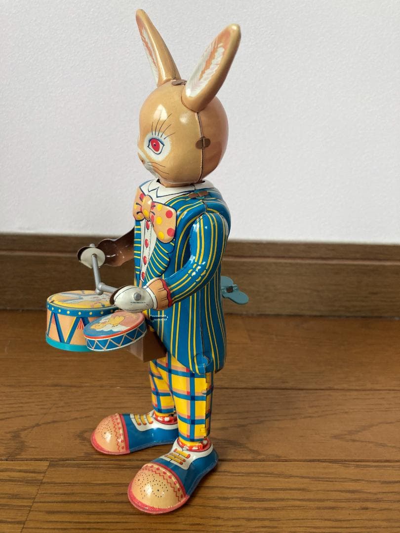 ブリキのおもちゃ復刻版　ドラマー・ハッピーバニー　北原照久氏サイン入り