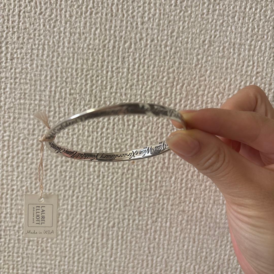 シルバーmebiusブレスレット アメリカ製