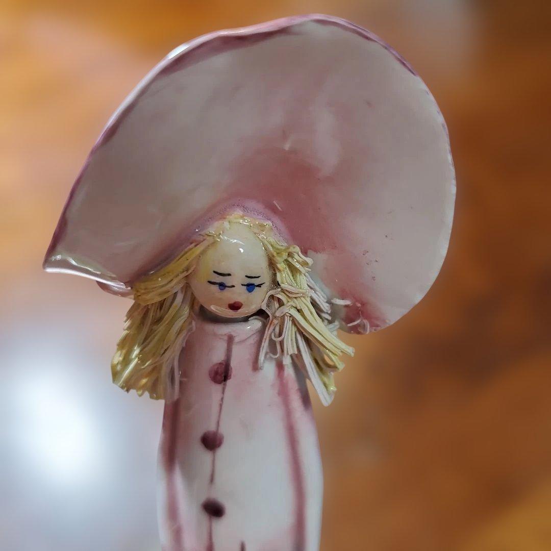 伊フィレンツェの工房「パステルセラミカ」の セラミックフィギュアPoesie