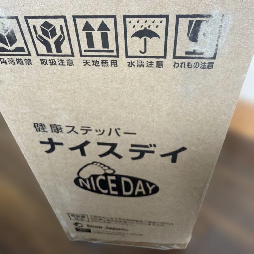 ナイスデイ 健康ステッパー 軽量コンパクト版　ブラック