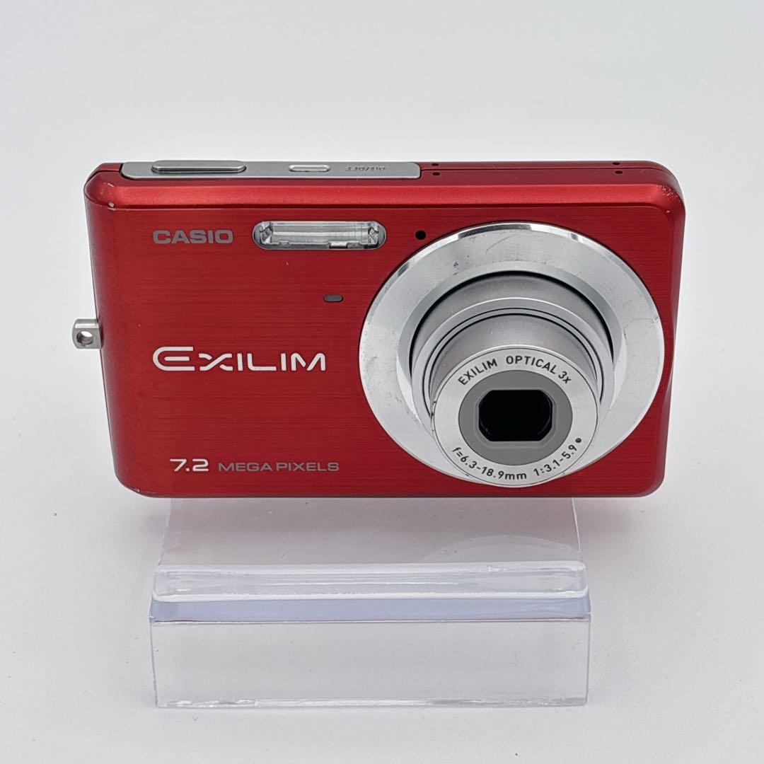 CASIO EXILIM EX-Z77 7.2MP コンデジ 赤 箱付 動作品