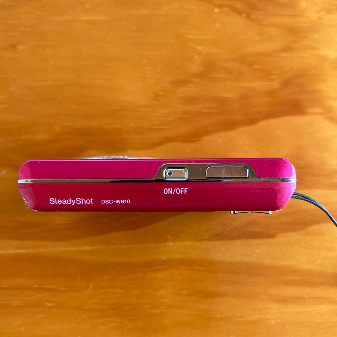 SONY Cyber-shot DSC-W610 ピンク 14.1メガピクセル