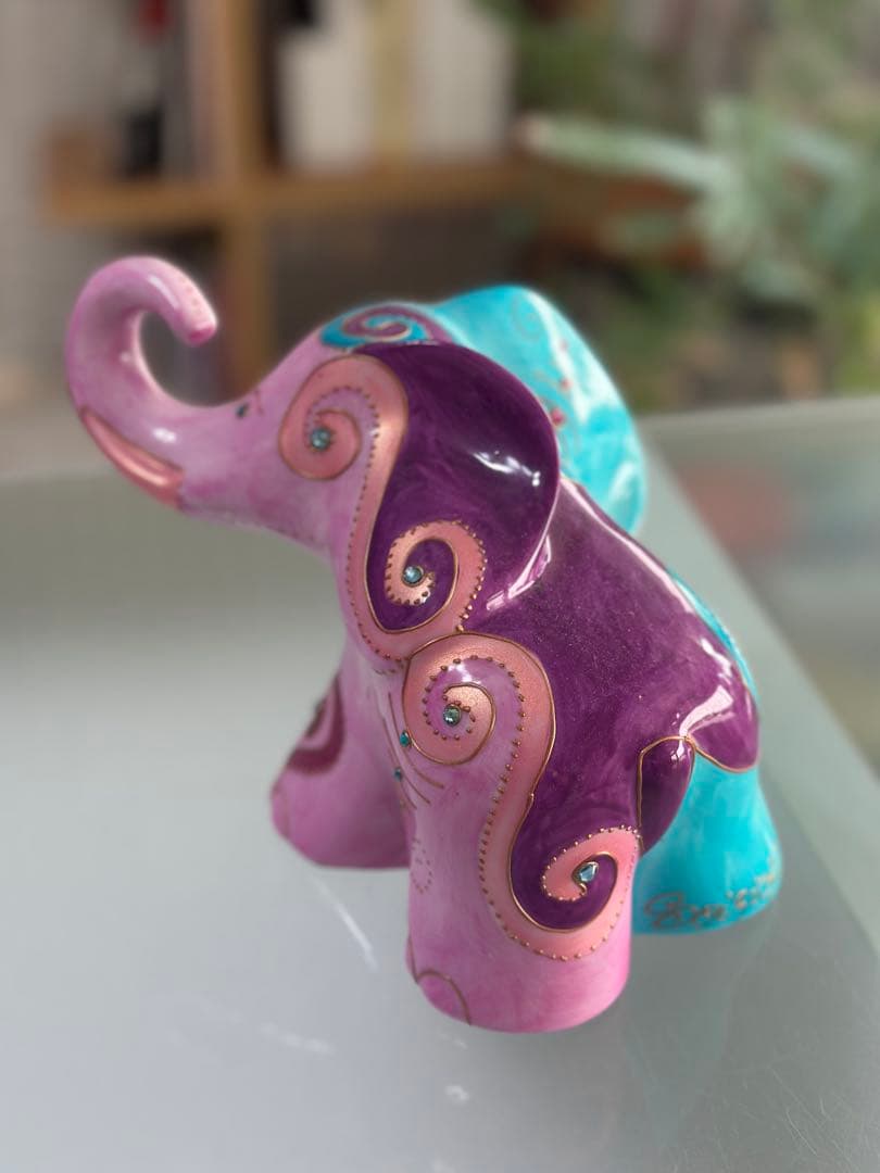 ソワジック　象　elephant soizick 置き物　フランス製　2つセット