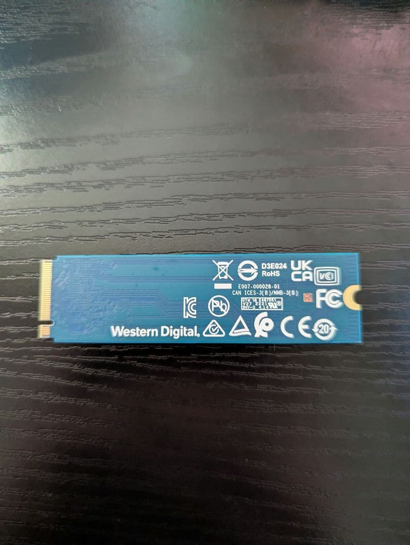 h*3様 WD Blue SN570 500GB