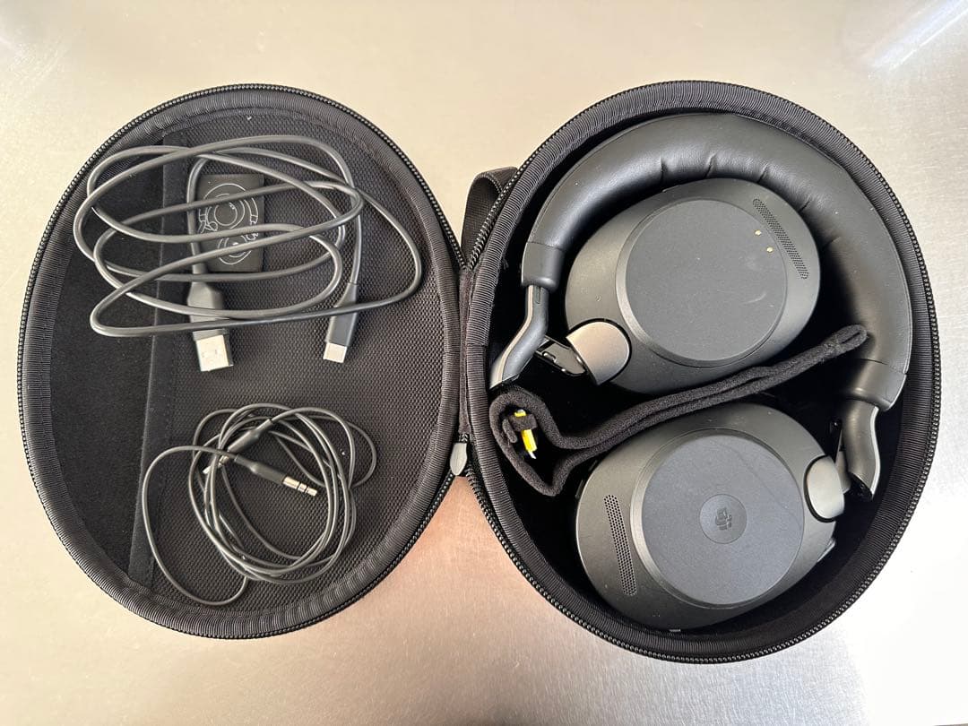 Jabra Evolve2 85 MS ワイヤレスヘッドセット ブラック