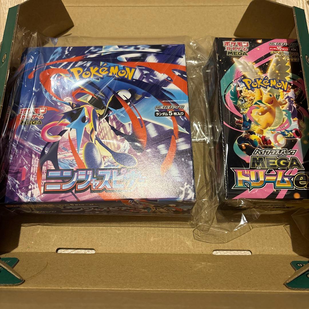 メガドリームex ニンジャスピナー　box ポケモンカードゲーム　シュリンク