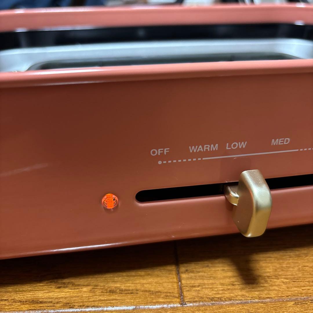 BRUNO（ブルーノ） コンパクトホットプレート BOE021 コーラルピンク