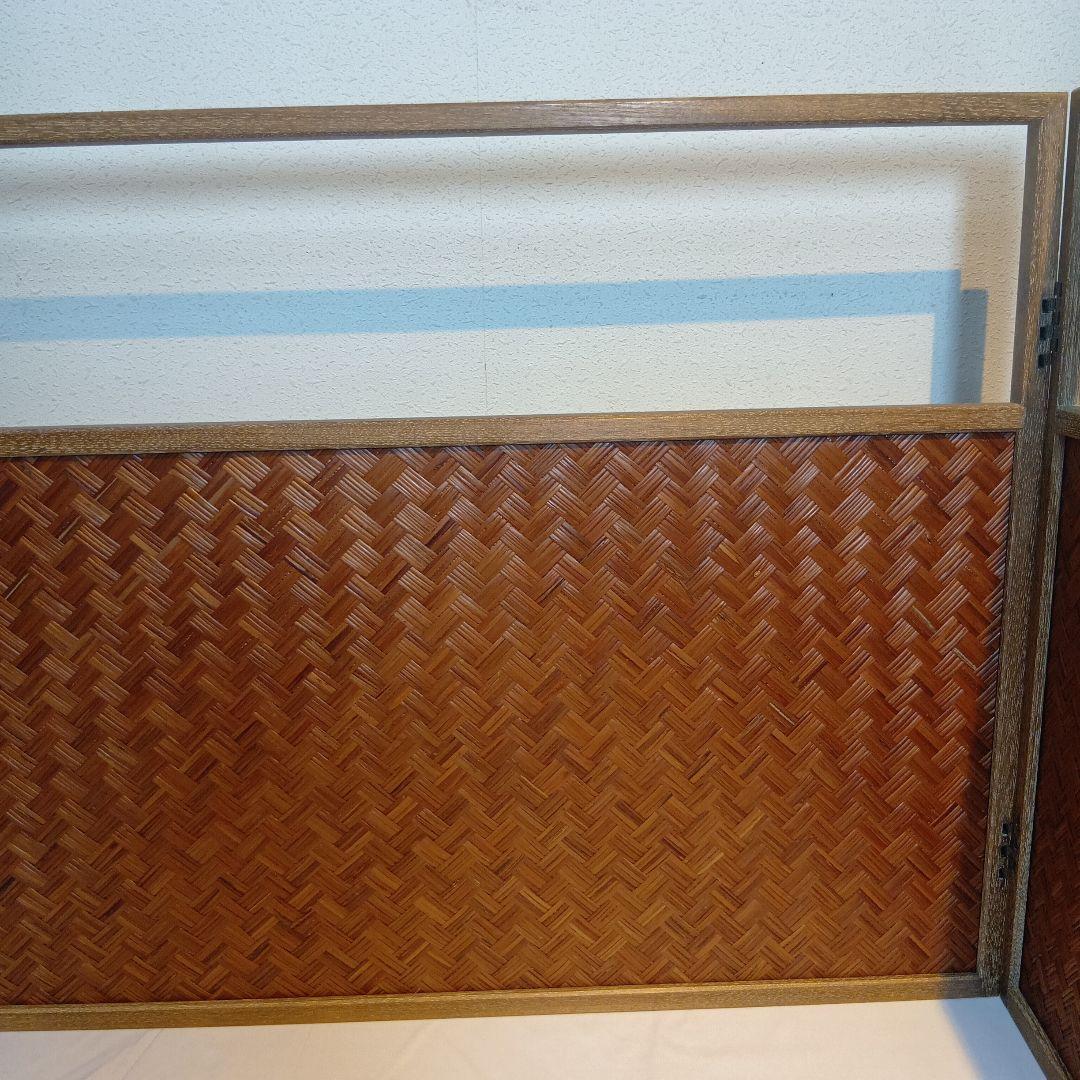 最終値下げ茶道具　風炉先屏風　網代　美品