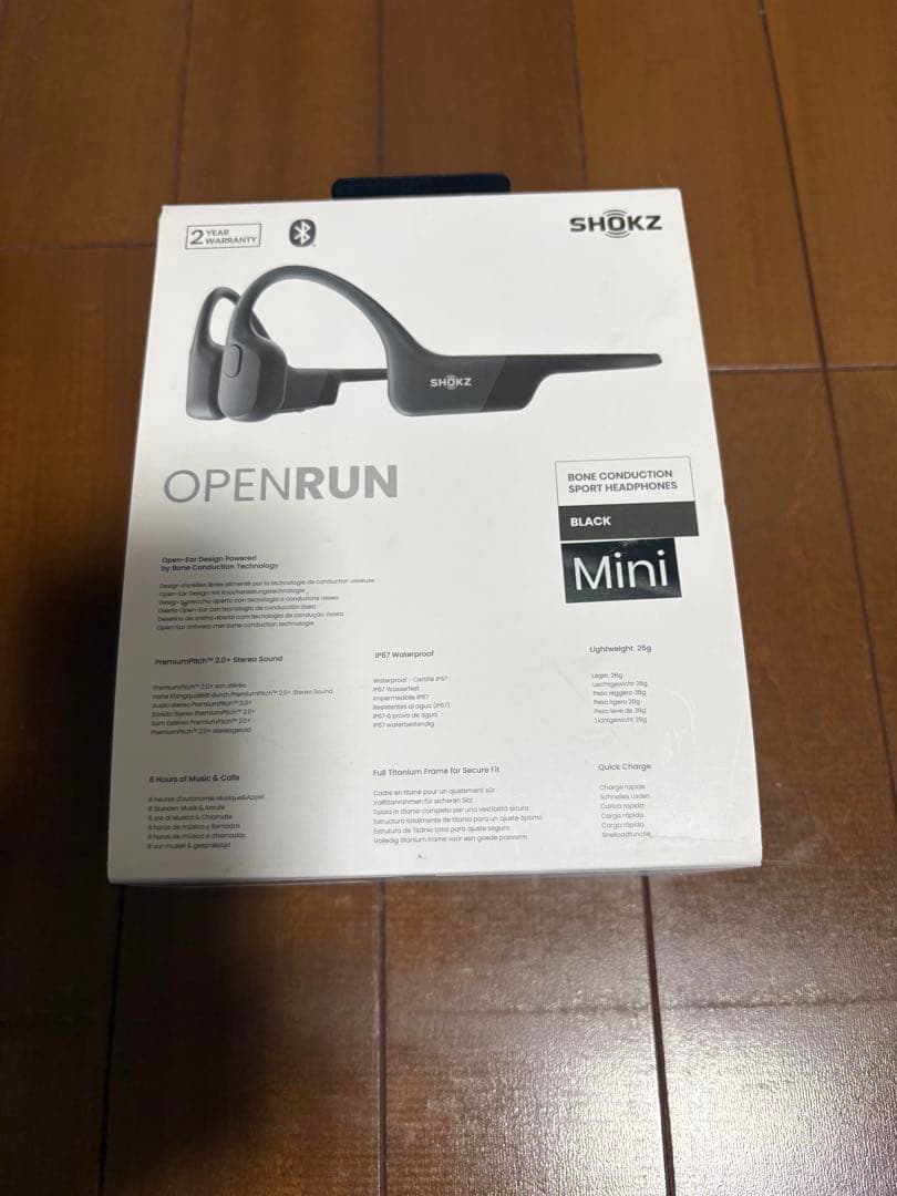 SHOKZ OPENRUN Mini 骨伝導イヤホン 値下げしました。