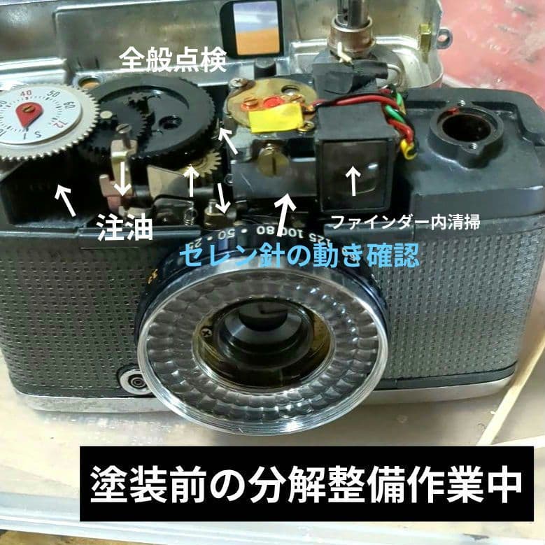 ♦整備済完動品オリンパスペンOlYMPUS PEN EE-2♦快調赤ベロOK★