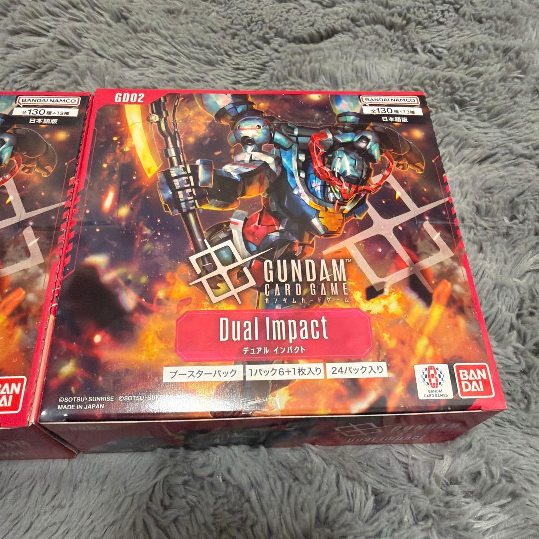 GUNDAMカードゲームのデュアルインパクト　2box