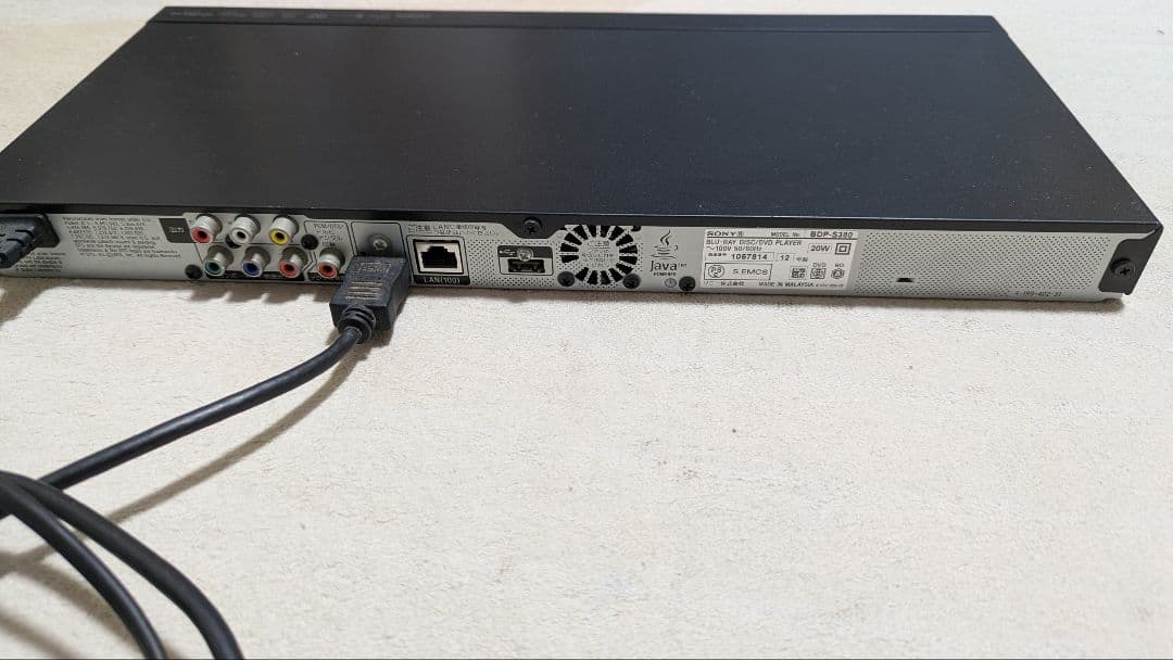 SONY ブルーレイプレーヤー ジャンク品