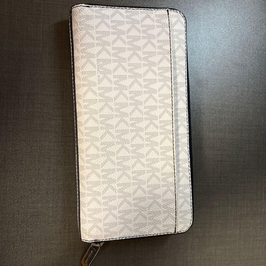 MICHAEL KORS ロゴ長財布 ホワイト