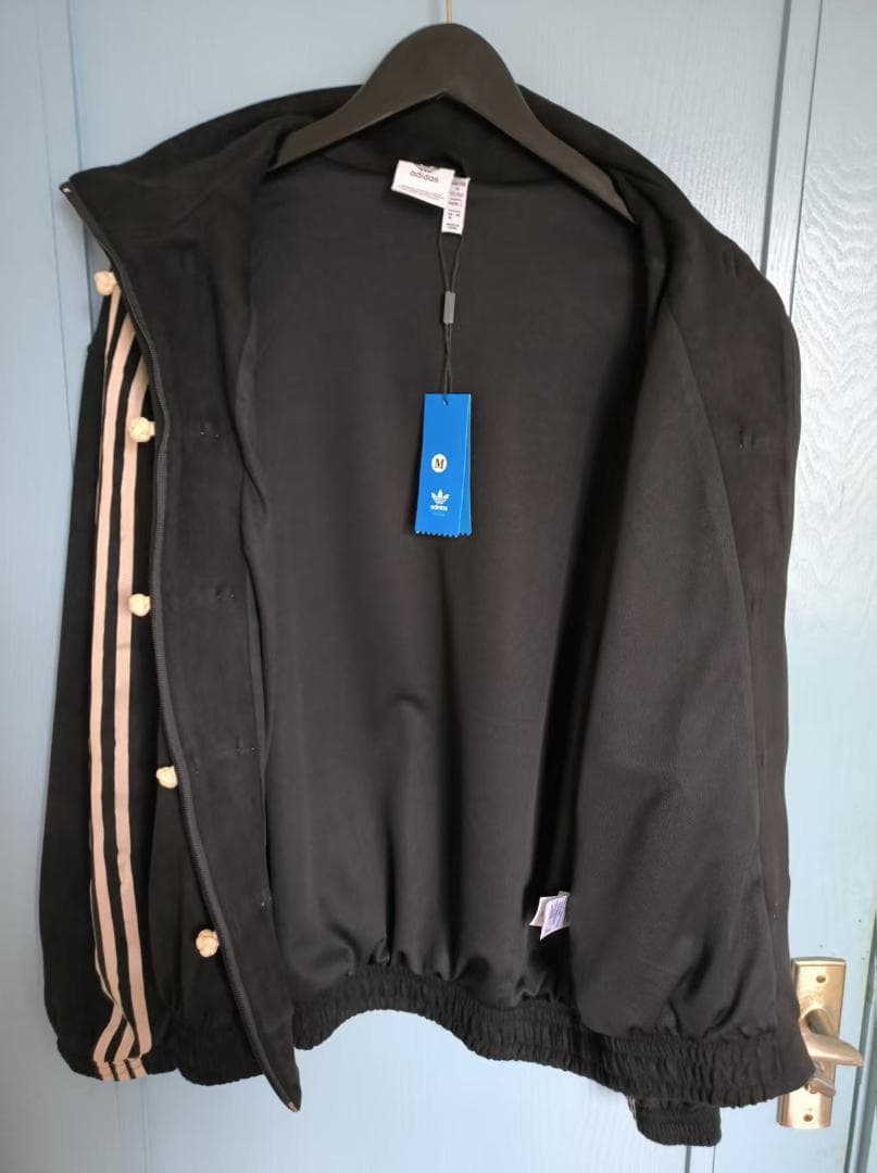 海外限定 アディダス 蛇年トラック スエード ジャケット ブラック 2XL
