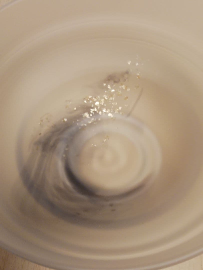 吉堂造 硝子茶碗 ガラス 金箔ちらし茶碗 茶道具