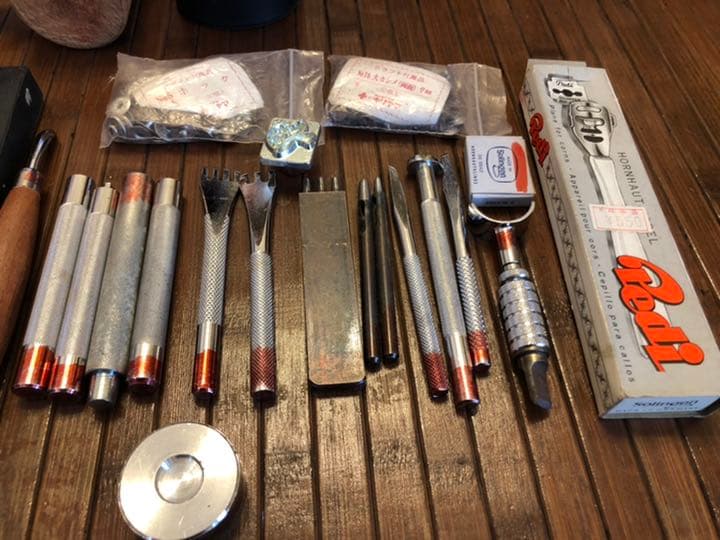 レザークラフト　55点工具セット