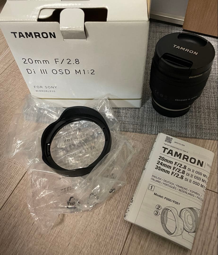 タムロン 20mm f/2.8 Di III OSD M 1:2
