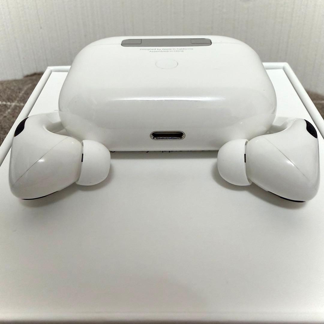 【本体】Apple純正 AirPods Pro一式 イヤーチップ＆ケーブル未使用