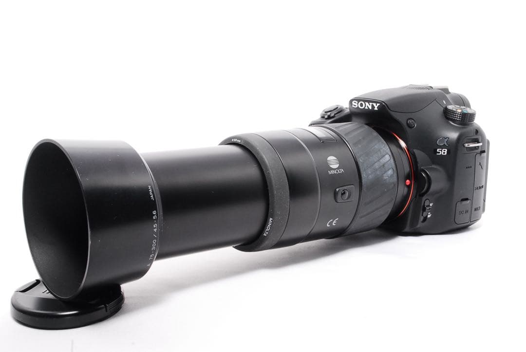 ショット数僅か◆SONY α58◆一眼レフカメラ◆すぐ使える◆標準＆超望遠レンズ