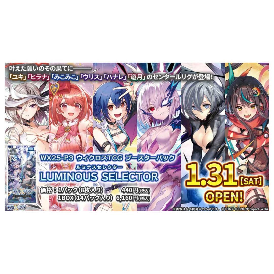 新品未開封 WX25-P3 LUMINOUS SELECTOR カートンセット