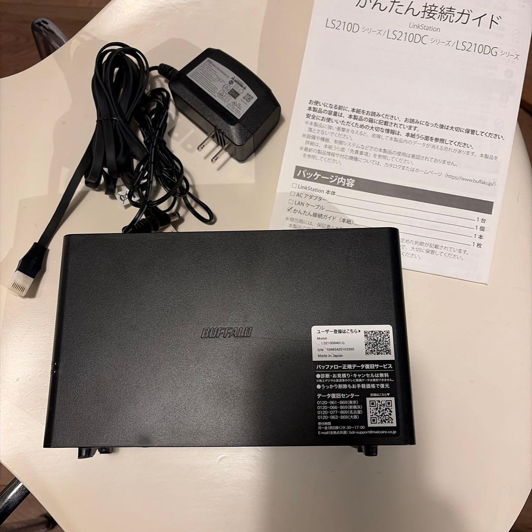 BUFFALO ネットワークLS210D0401G HDD 4TB