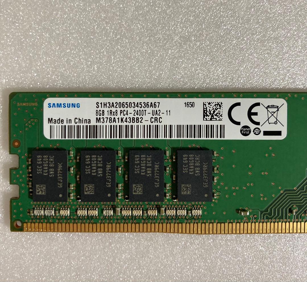8GB DDR4 メモリー M378A1K43BB2-CRC【4枚セット】