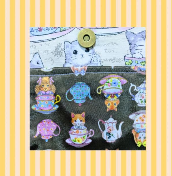 ♡tooco様♡　✿ジョリーフルール✿　【サテン生地のトートバッグ】