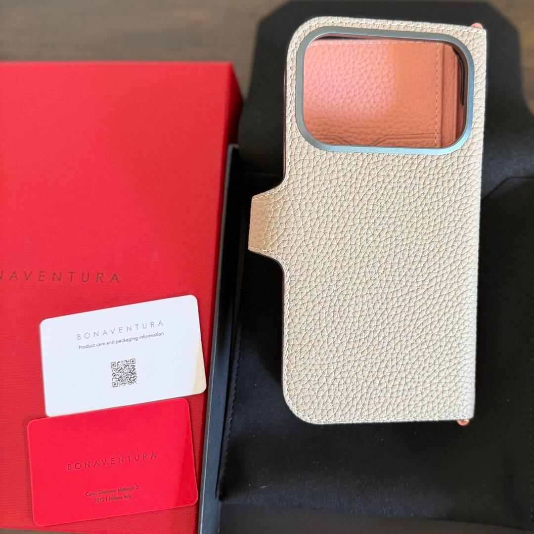 【新品未使用】BONAVENTURA iPhone17Pro ケース 正規品