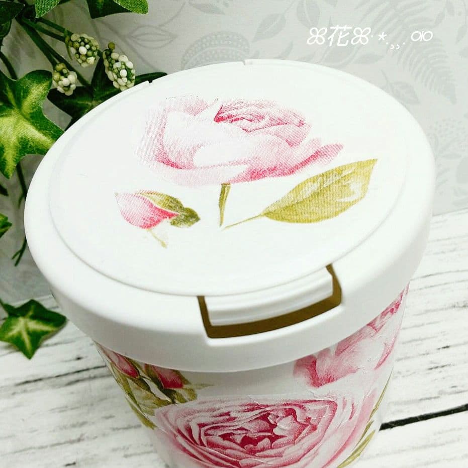 デコパージュꔛ‬ꕤ 棒収納ケース♡薔薇♡小物入れ♡インテリア雑貨