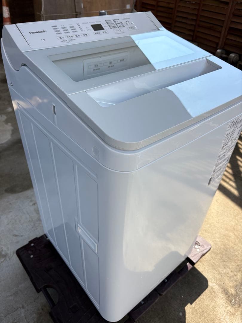 【4-19】【美品】パナソニック 7kg 洗濯機 2023年製 NA-FA7H2