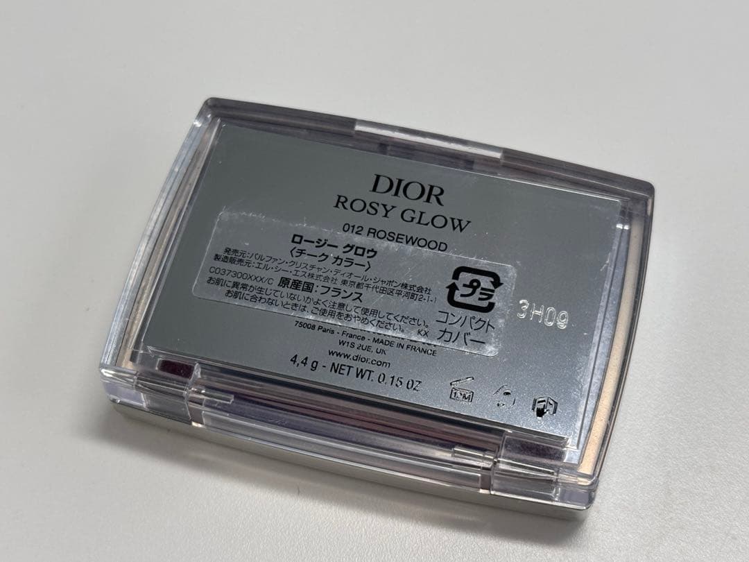 チーク Dior ROSY GLOW 012 ROSEWOOD
