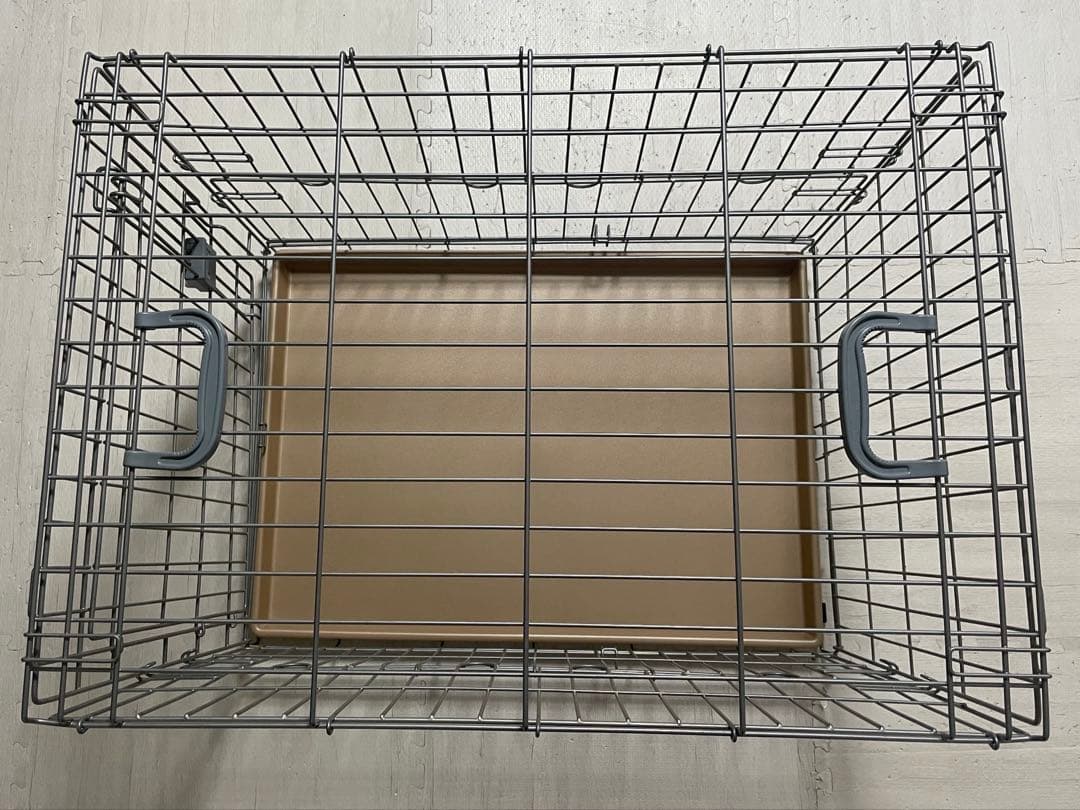 猫 小型犬 ケージ 約55×73×60cm 折りたたみ式 トレー付き コンパクト