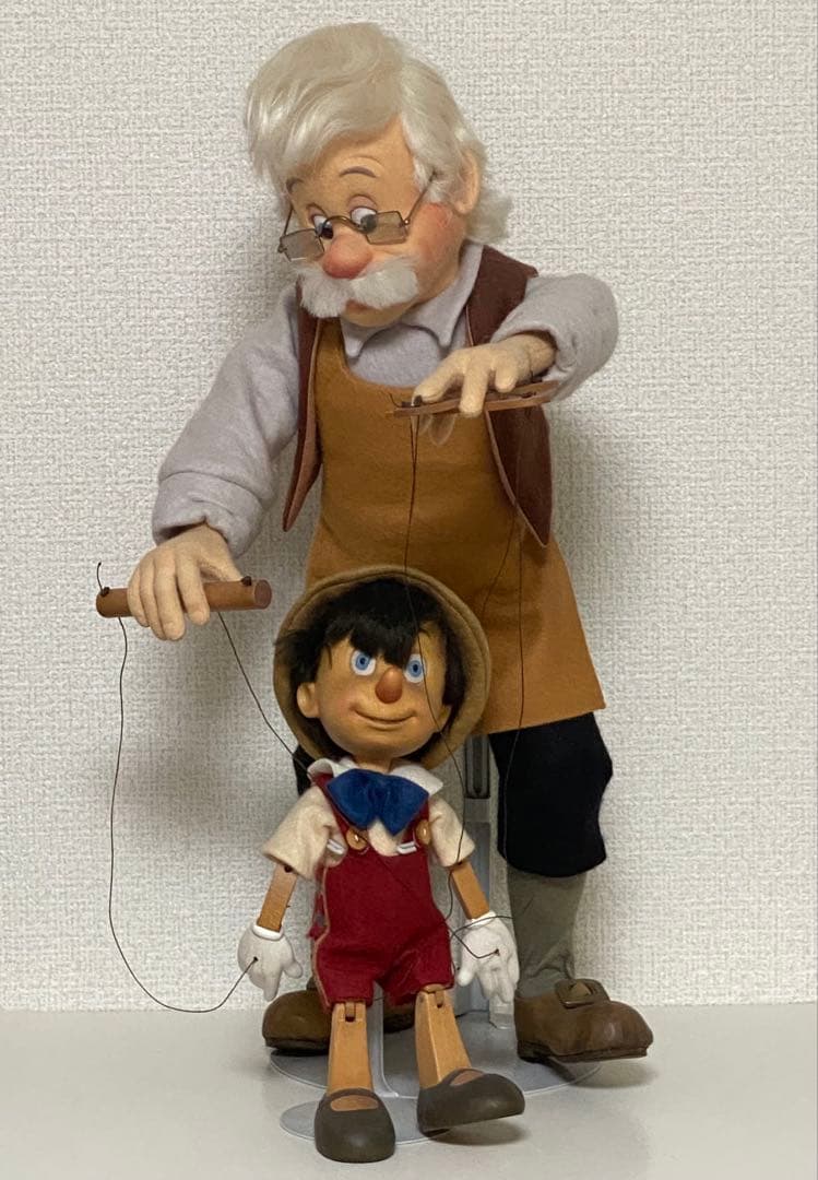人形作家ジョン・ライト作　ピノキオとゼペット爺さん(500/500)