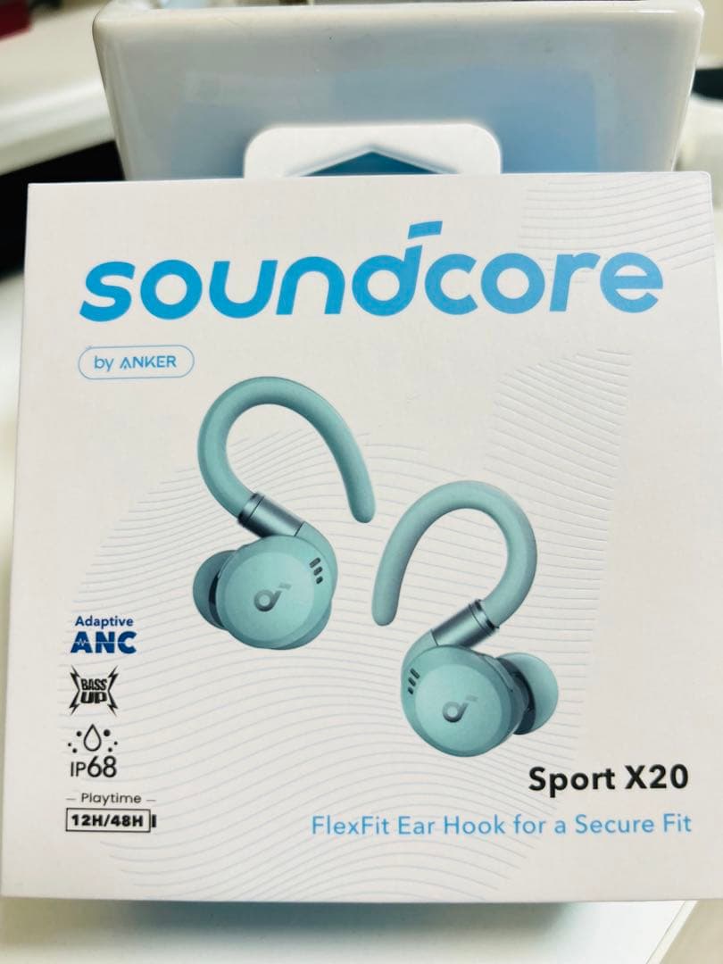 ✨美品✨Anker Soundcore Sport X20イヤホンミントグリーン