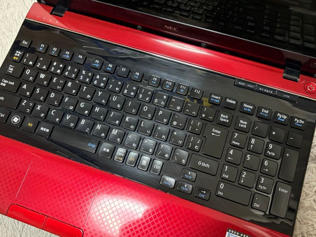 【美品】Windowsノート i7 16GB 動画DVD 文章 バッテリー0