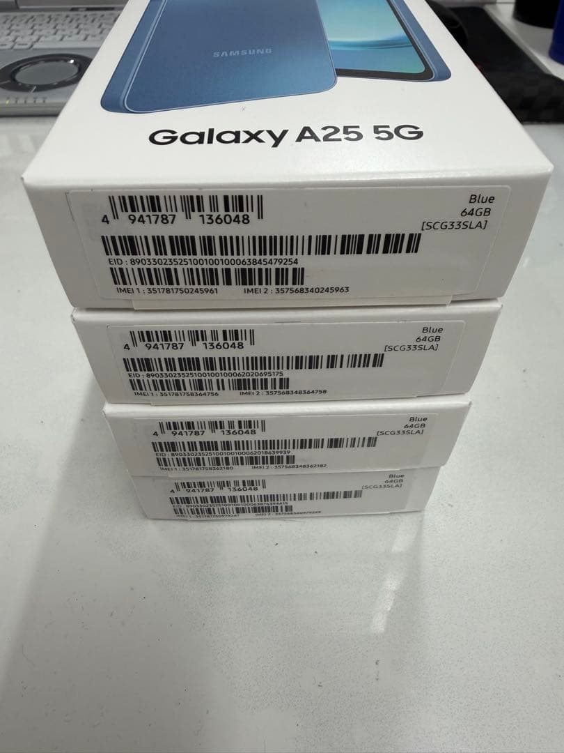 Samsung Galaxy A25 5G Blue ブルー　4台