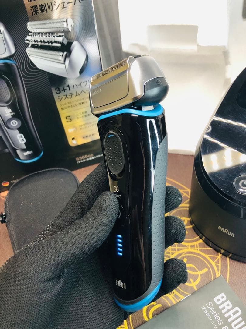 【美品】Braun series 8 8365cc シェーバー ブラウン
