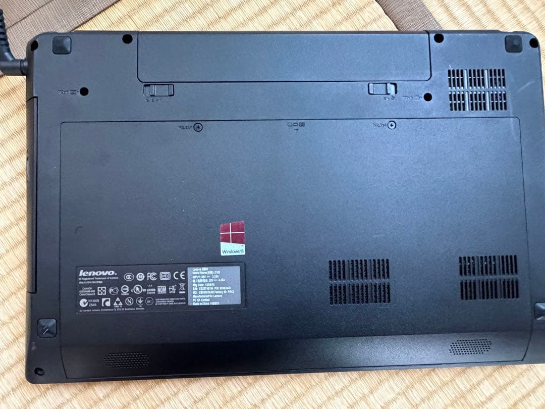 Lenovo G580 win10ノートPC Intel搭載 日本語キーボード