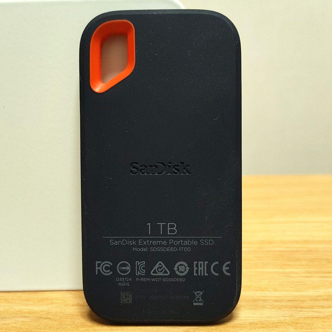 外付けハードディスク・ドライブ SanDisk Extreme Portable SSD 1TB