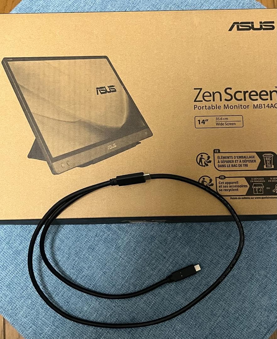 【付属品完備】ASUS ZenScreen MB14AC モニター ディスプレイ