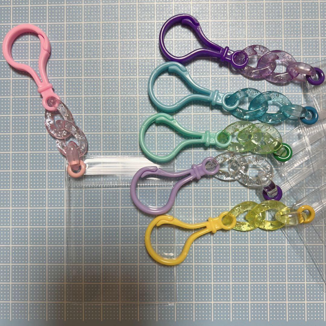 NO.147B 48個セット キャンディバッグキーホルダー ラメ