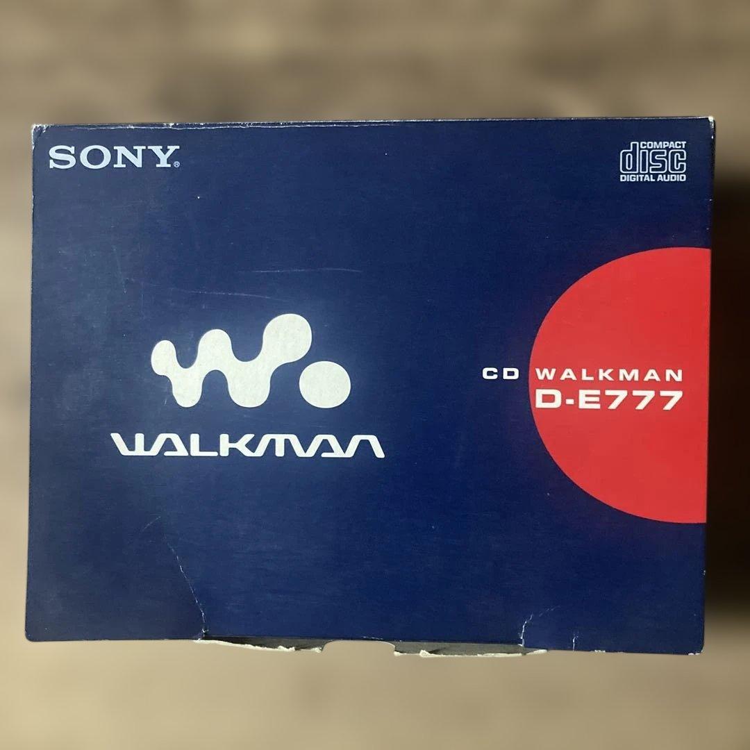 SONY D-E777 CDウォークマン ポータブルCDプレーヤー　ジャンク品