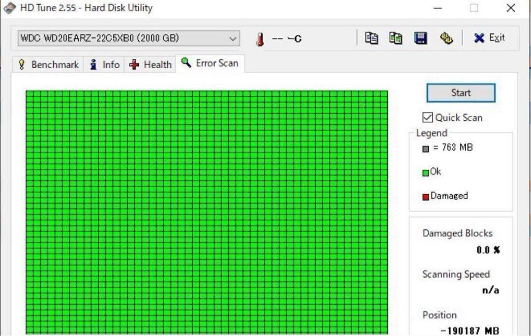 使用6710時間★2TB★ Western Digital WD Blue