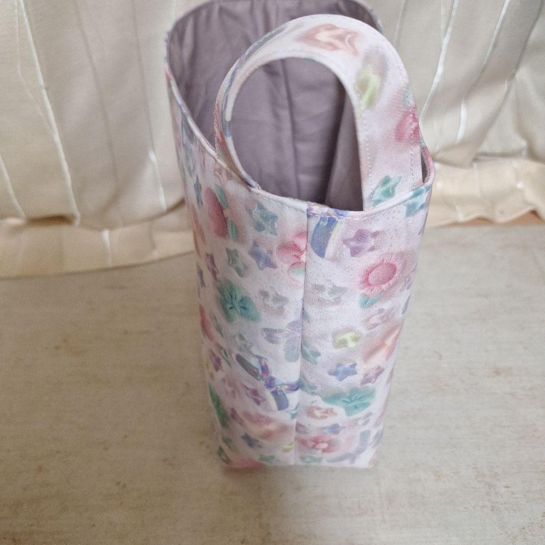 激レアねこパネル生地　ハンドメイド　布バスケット