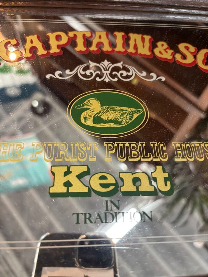 Kent ケント パブミラー アイビー 店頭 看板 鏡 ビンテージ